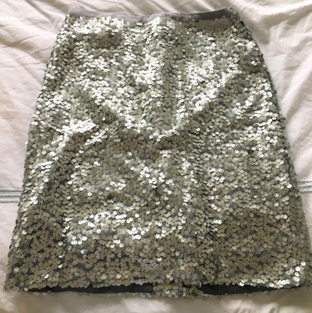 J. Crew Sequin Mini Skirt